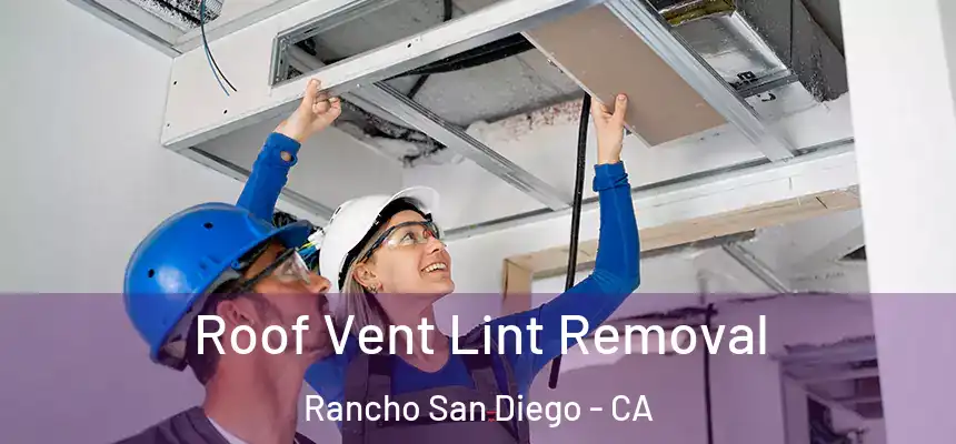  Roof Vent Lint Removal Rancho San Diego - CA